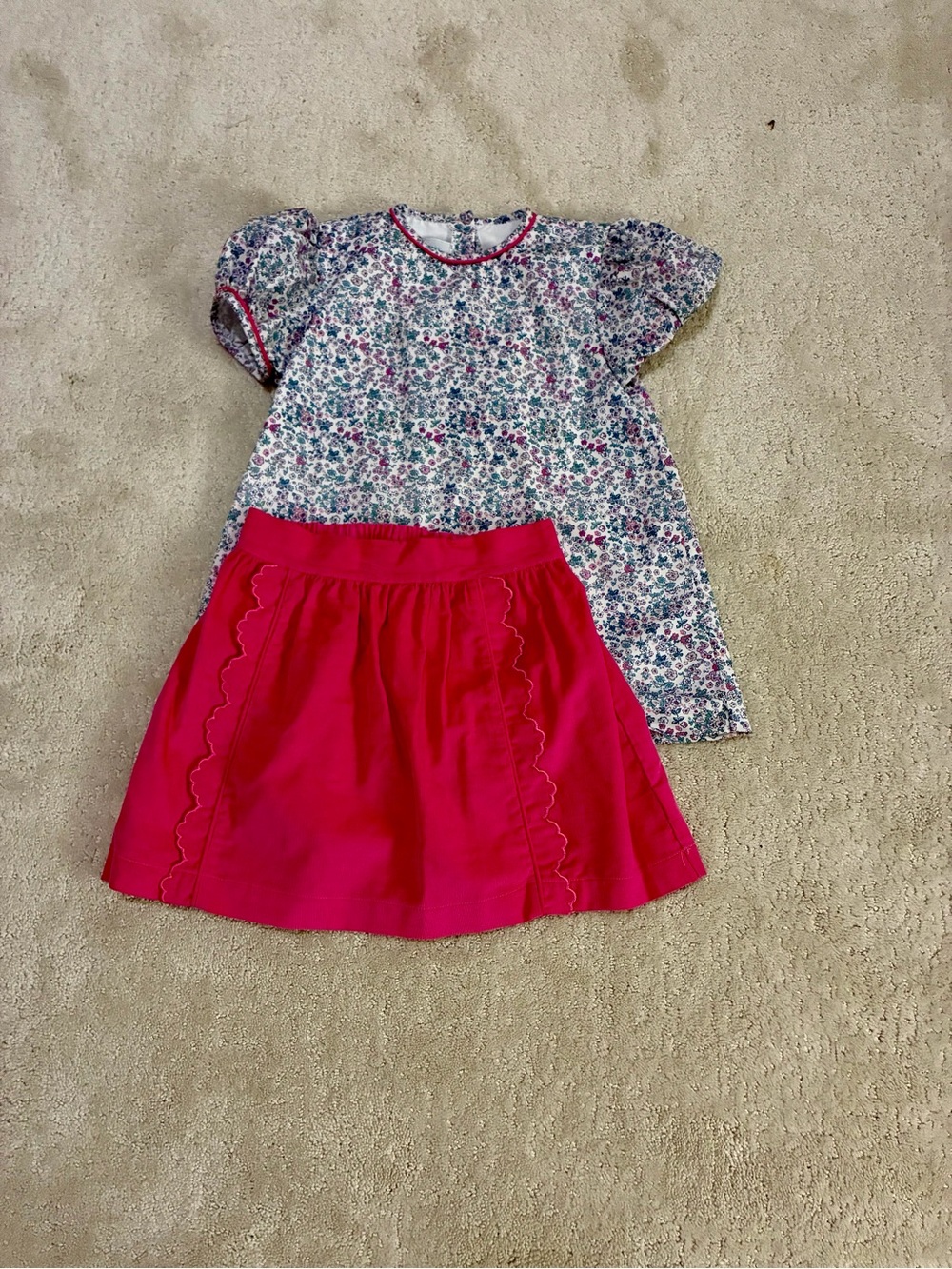 James&Lottie floral skirt set size 8